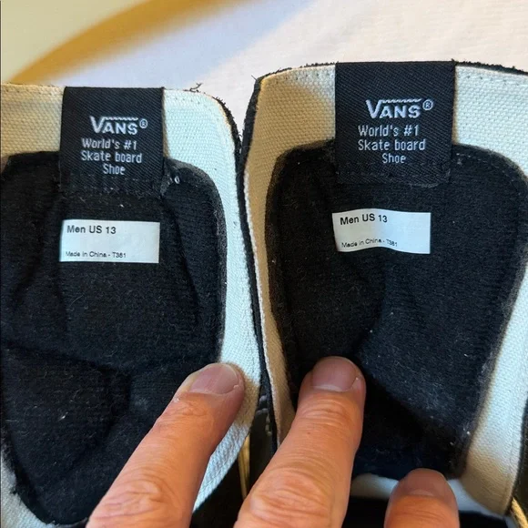 Vans check high-tops - unworn - no laces - Picture 7 of 11